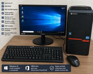 PC Intel i5 + Monitor 21 + Teclado y Ratón