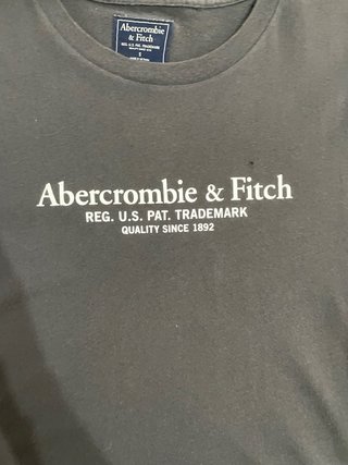 Camiseta Abercrombie & Fitch Gris