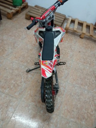 Moto infantil IMR Motocross Roja y Blanca