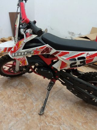 Moto infantil IMR Motocross Roja y Blanca