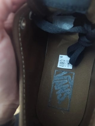 Zapatillas Vans Marrones y Negro. Talla 39. Nuevas