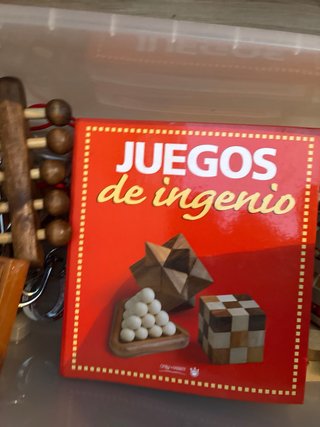 Lote de juegos de ingenio de madera