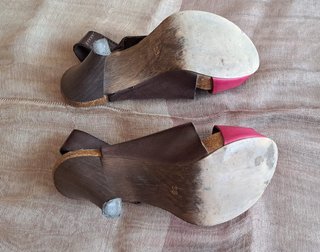 Sandalias Penélope Collection Piel Fucsia T.38