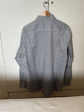 Camisa Rushmore Cuadros Azul y Verde Talla M