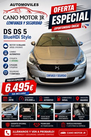 DS DS 5 DS DS 5 BlueHDi 120cv EAT6 Style