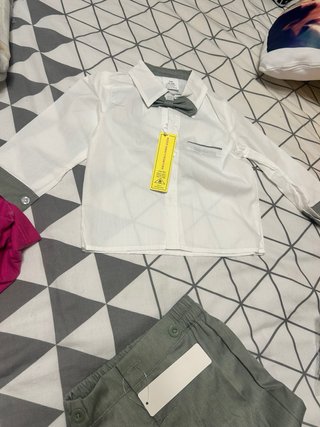 Conjunto traje niño camisa y pantalón