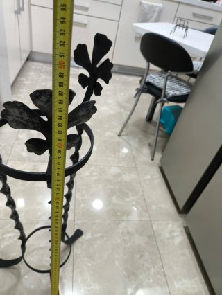 Soporte robusto de forja artesano, para Macetas