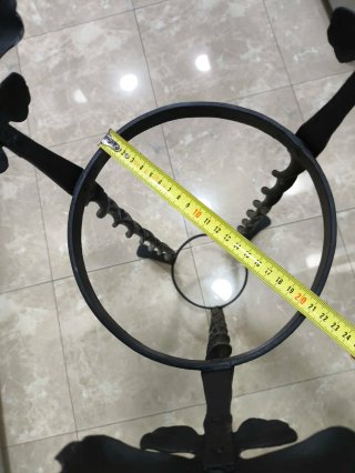 Soporte robusto de forja artesano, para Macetas