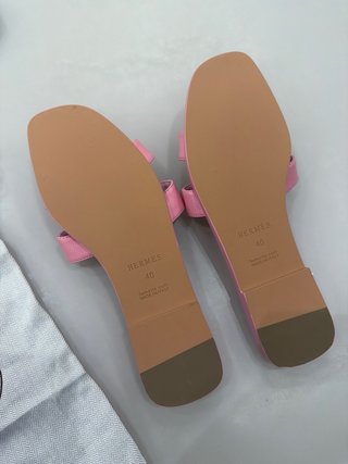 Ciabatte Hermes Rosa