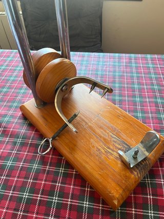 Jamonera Acero Inoxidable y Madera