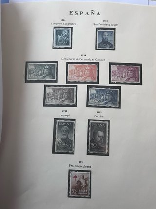Colección Sellos España 1950-1975