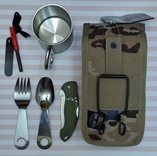 OFERTA! JUEGO SURVIVAL CAMPING+ REGALO PEDERNAL