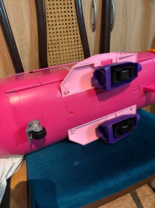 Avión Barbie rosa