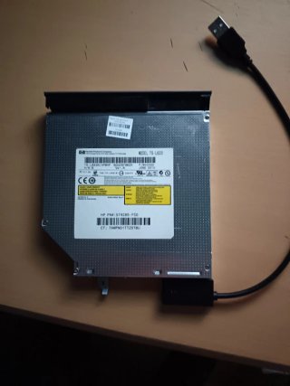Regrabadora HP Plata DVD