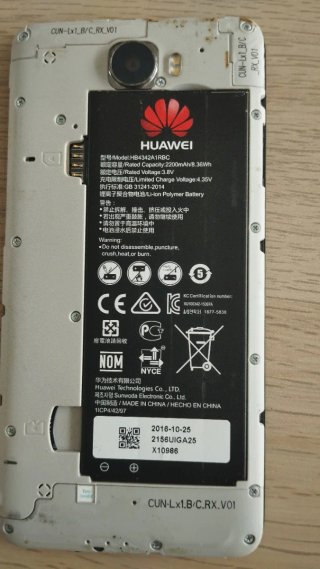 Huawei Y5 II Nero - Schermo Rotto