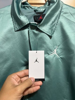 Chaqueta Jordan Talla L Verde Azulado P. NEGOCIABL