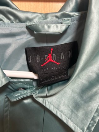 Chaqueta Jordan Talla L Verde Azulado P. NEGOCIABL