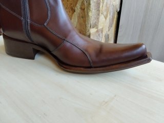 Stivaletti Pelle Marrone N.42