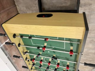 Futbolín de madera