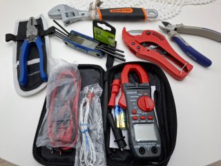 Kit Herramientas Multímetro Pinzas Cortacables