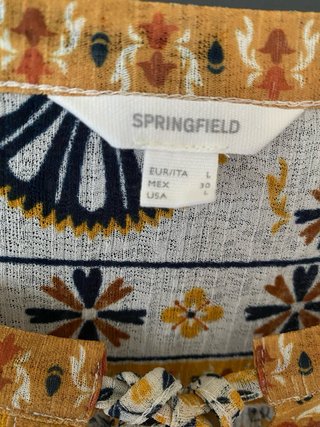 Blusa Springfield Multicolor Estampada