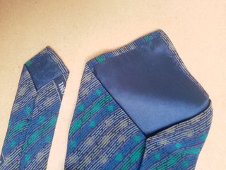 Cravatta Missoni Pura Seta Vintage blu italy