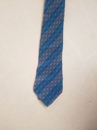 Cravatta Missoni Pura Seta Vintage blu italy