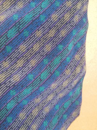Cravatta Missoni Pura Seta Vintage blu italy