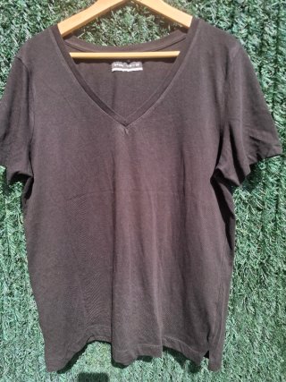 Camiseta Negra Pico Talla XL