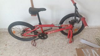 Bicicleta BMX Roja para piezas