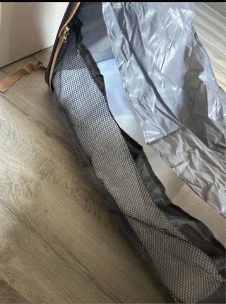Mochila, cambiador y cuna portátil.
