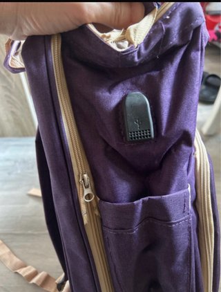 Mochila, cambiador y cuna portátil.