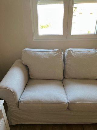 Sofá 3 plazas Ikea Ektorp beige claro