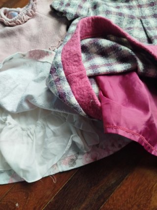 2 Vestidos Bebé Invierno