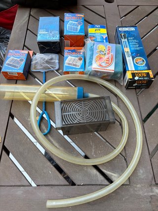 Accesorios para acuario: Filtros, calentador y más