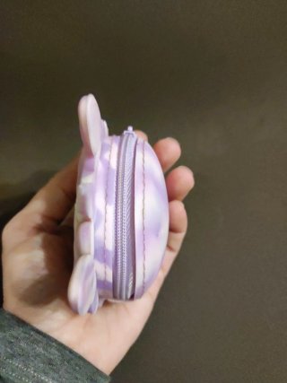 Monedero unicornio rosa y morado