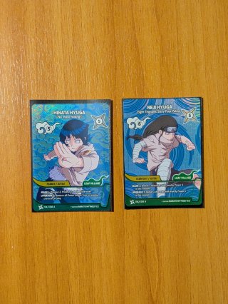 Carte Naruto Mythos Hinata 114/130A Neji 116/130A