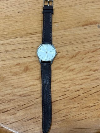 Reloj Calvin Klein CK Cuero Negro y Plata