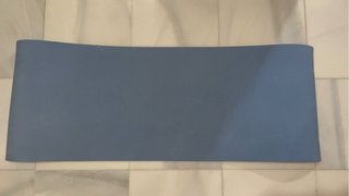 Esterilla de yoga azul