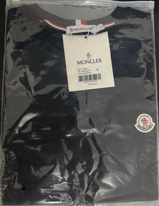 Camiseta Moncler Negra Talla L