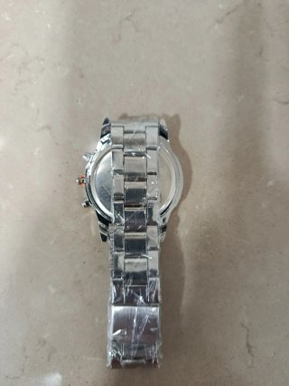 Reloj Cronógrafo Azul y Plateado