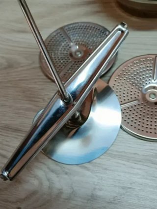 Navaris Pasapurés de acero inoxidable con 3 discos