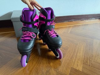 Patines Rollerblade Ajustables + Mochila+ protecci