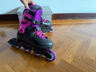 Patines Rollerblade Ajustables + Mochila+ protecci