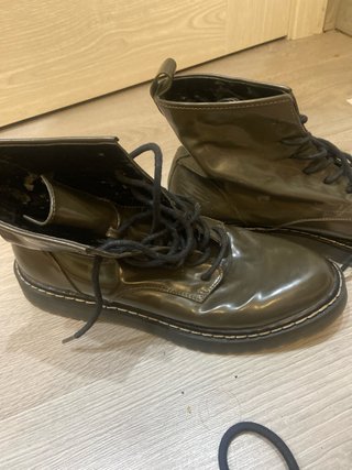 Botas Zara Verde Talla 40