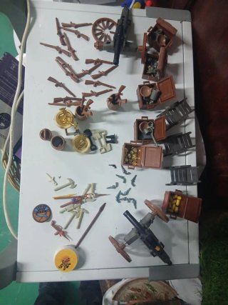 Barco pirata,castillo y fort Randall. mas clics.