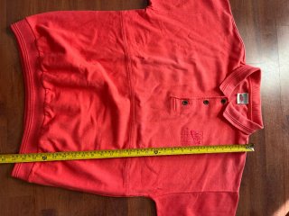 90s NIKE Center Logo Heavy Cotton Polo • Oversized