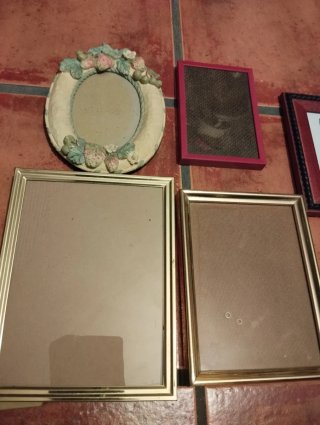 Lote de 5 portafotos