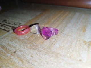 Pack 3 Anillos Corazón y Geométrico