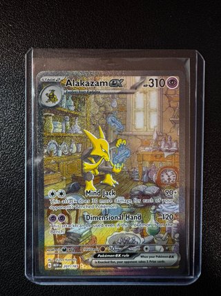 Carta Pokémon Alakazam EX 201/165 Inglés